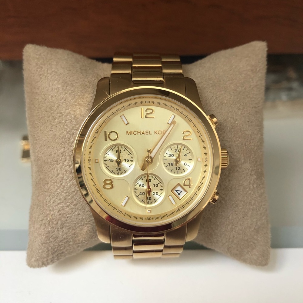 Gold Michael Kors watch